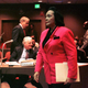 Coretta Scott King walks towards the witness stand to testify in a Memphis courtroom February 20 during a hearing that would reopen the James Earl Ray conviction for assasinating Martin Luther King Jr. in 1968. Mrs King and her son Dexter took the stand to ask the judge to allow the case to be reopened so that the family could get a sense of closure.
